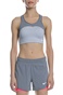 NIKE-Αθλητικό μπουστάκι NIKE PRO CLSSC γκρι 
