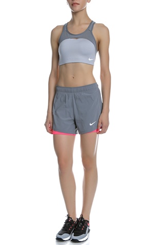 NIKE-Αθλητικό μπουστάκι NIKE PRO CLSSC γκρι 