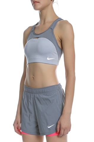 NIKE-Αθλητικό μπουστάκι NIKE PRO CLSSC γκρι 