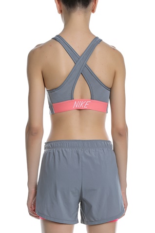 NIKE-Αθλητικό μπουστάκι NIKE PRO CLSSC γκρι 