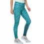 NIKE-Γυναικείο κολάν NIKE POWER EPIC RUN TIGHT PR μπλε με μοτίβο 