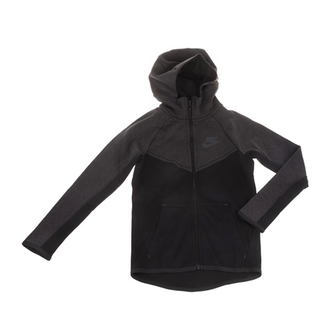 NIKE-Παιδική ζακέτα φούτερ NIKE NSW TCH FLC WR FZ μαύρη