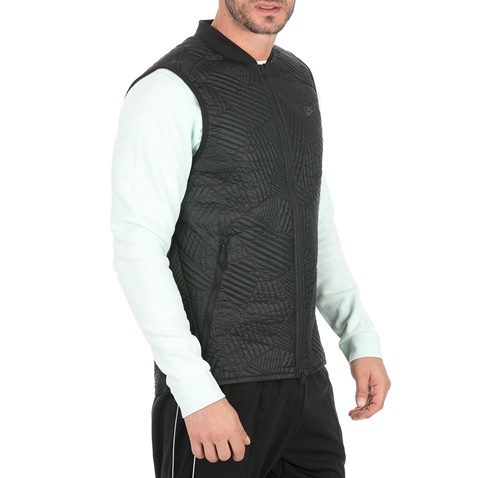 NIKE-Ανδρικό αμάνικο μπουφάν NIKE SPORTSWEAR DWN FILL VEST QUILT SSNL μαύρο