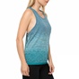 NIKE-Γυναικείο αθλητικό φανελάκι Nike Dri FIT KNIT μπλε-γκρι