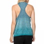NIKE-Γυναικείο αθλητικό φανελάκι Nike Dri FIT KNIT μπλε-γκρι