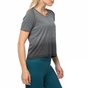 NIKE-Γυναικεία κοντομάνικη μπλούζα NIKE Dri FIT γκρι