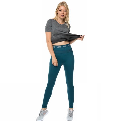 NIKE-Γυναικεία κοντομάνικη μπλούζα NIKE Dri FIT γκρι