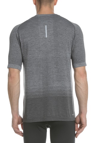 NIKE-Ανδρική κοντομάνικη μπλούζα NIKE DRI-FIT KNIT σκούρο γκρι 