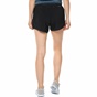 NIKE-Γυναικείο αθλητικό σορτς AROSWFT SHORT 4IN μαύρο 