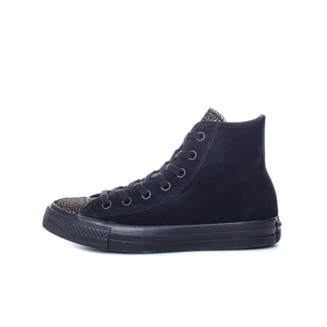 CONVERSE-Γυναικεία μποτάκια Chuck Taylor All Star Hi CONVERSE μαύρα  