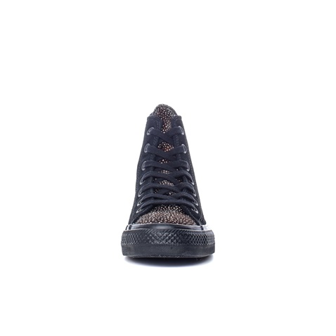 CONVERSE-Γυναικεία μποτάκια Chuck Taylor All Star Hi CONVERSE μαύρα  