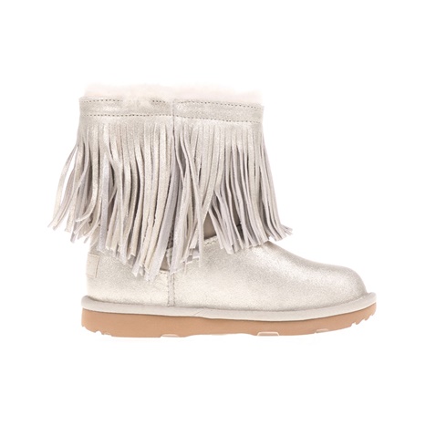 UGG -Παιδικά μποτάκια UGG CLASSIC SHORT II FRINGE χρυσά