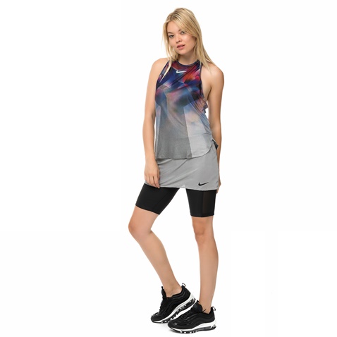 NIKE-Γυναικεία αμάνικο τοπ τένις NIKE DRY SLAM γκρι