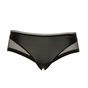 CK UNDERWEAR-Γυναικείο hipster σλιπ με ημιδιαφάνεια CK UNDERWEAR μαύρο