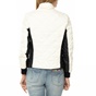 JUICY COUTURE-Γυναικείο μπουφάν JUICY COUTURE HW ULTRA LIGHT COLORBLOCK PUFF λευκό