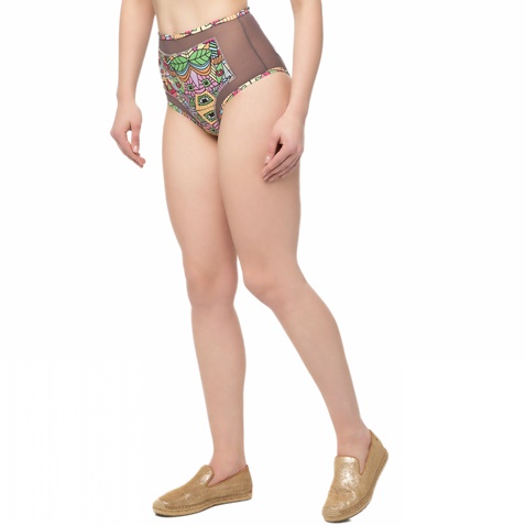 LUME-Γυναικείο ψηλόμεσο σλιπ μπικίνι KELLY BIKINI FOZ DO IGU πολύχρωμο