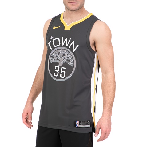 NIKE-Ανδρική φανέλα μπάσκετ GSW M NK AUTH JSY ALT1 γκρι