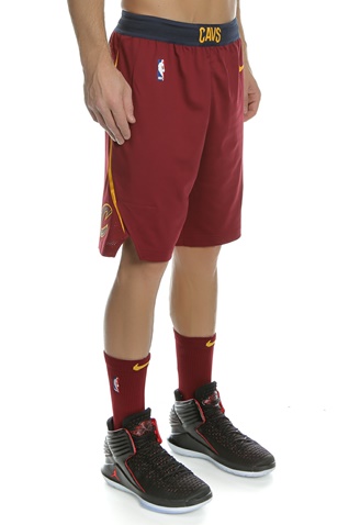 NIKE-Ανδρικό μπασκετικό σορτς NIKE CLEVELAND μπορντό