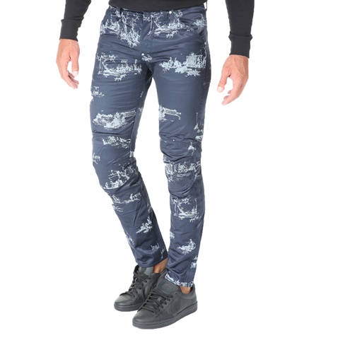 G-STAR RAW-Ανδρικό παντελόνι G-STAR RAW 3D TAPERED COJ μπλε πράσινο