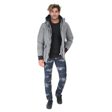 G-STAR RAW-Ανδρικό παντελόνι G-STAR RAW 3D TAPERED COJ μπλε πράσινο