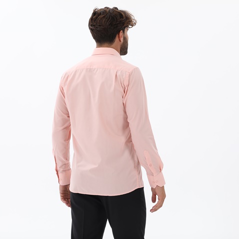 MARTIN & CO-Ανδρικό πουκάμισο MARTIN & CO Regular Fit ροζ