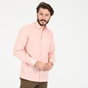 MARTIN & CO-Ανδρικό πουκάμισο MARTIN & CO Regular Fit ροζ