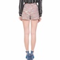 JUICY COUTURE-Γυναικείο σορτς STALLION TWEED FRINGE JUICY COUTURE ροζ