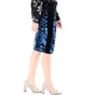 GUESS-Γυναικεία midi φούστα GUESS MARCY μπλε