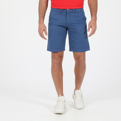 DORS-Ανδρική chino βερμούδα DORS twill vintage μπλε