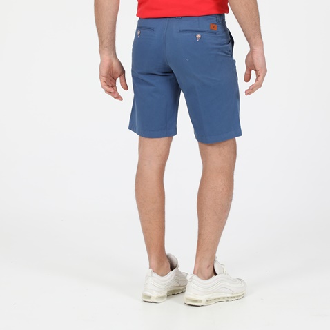 DORS-Ανδρική chino βερμούδα DORS twill vintage μπλε