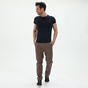 DORS-Ανδρικό chino παντελόνι DORS 2020013 chinos dobby 0013 καφέ