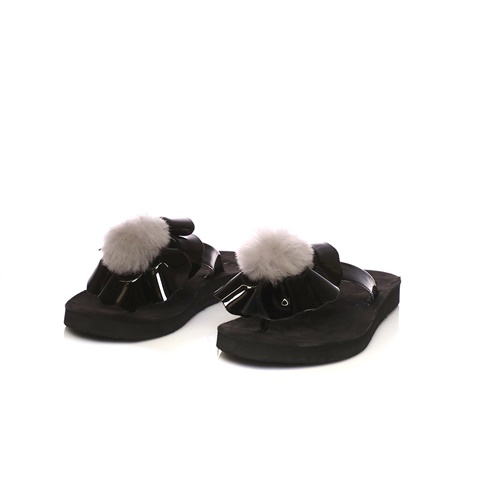 UGG -Γυναικείες σαγιονάρες UGG POPPY μαύρες