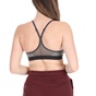 NIKE-Γυναικείο αθλητικό μπουστάκι NIKE INDY SOFT BRA γκρι 