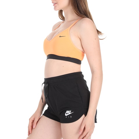 NIKE-Γυναικείο αθλητικό μπουστάκι NIKE INDY BRA πορτοκαλί