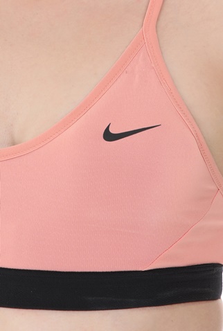 NIKE-Γυναικείο αθλητικό μπουστάκι NIKE INDY BRA ροζ