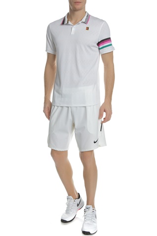 NIKE-Ανδρικό σορτς τένις NIKE NKCT FLX ACE SHORT 9IN λευκό 