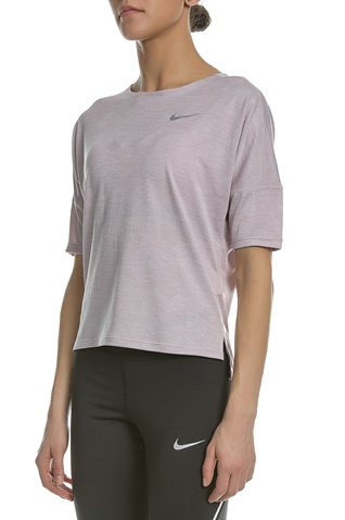 NIKE-Γυναικεία μπλούζα running Nike DRY MEDALIST ροζ 