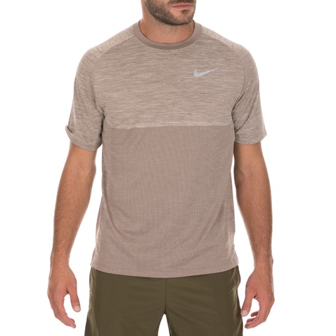 NIKE-Ανδρικό t-shirt ΝΙΚΕ MEDALIST εκρού