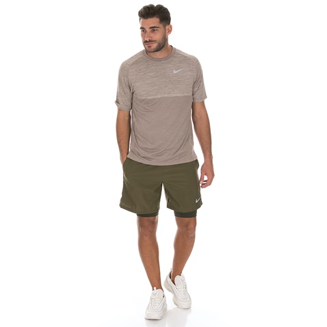 NIKE-Ανδρικό t-shirt ΝΙΚΕ MEDALIST εκρού