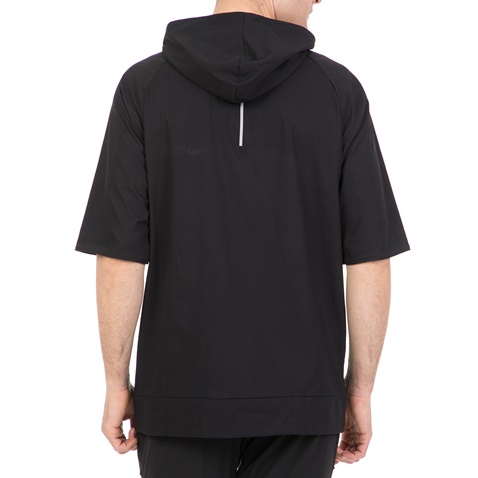 NIKE-Ανδρικό κοντομάνικο τζάκετ για τρέξιμο Nike Flex μαύρο