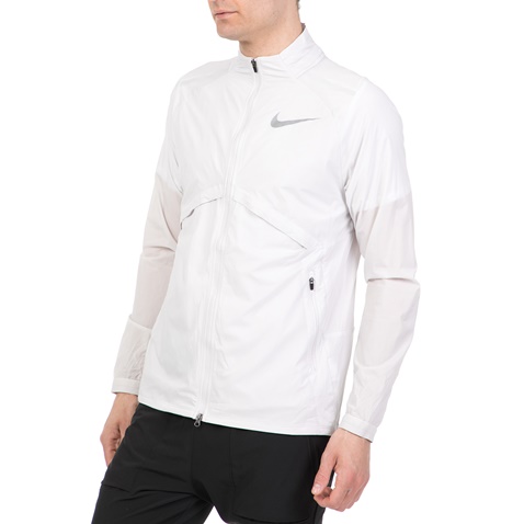 NIKE-Ανδρικό αθλητικό τζάκετ NIKE SHLD CONVERTIBLE λευκό