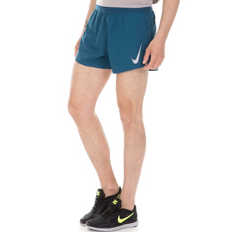 NIKE-Ανδρικό σορτς NKE AROSWFT SHORT 4IN μπλε