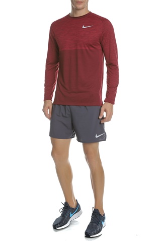 NIKE-Ανδρικό σορτς NIKE FLX STRIDE SHORT BF 5IN ανθρακί