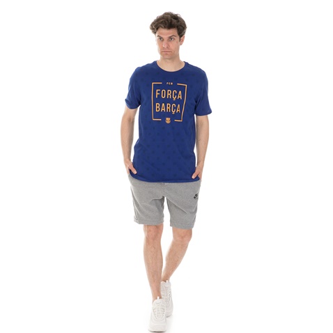 NIKE-Ανδρικό t-shirt Nike FC Barcelona μπλε