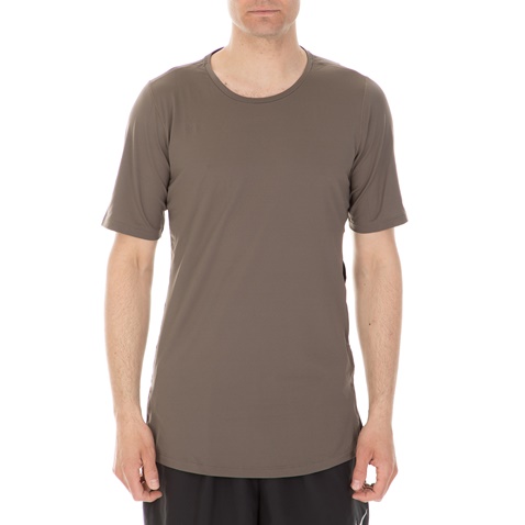 NIKE-Ανδρική κοντομάνικη μπλούζα NIKE TOP SS FTTD UTILITY χακί