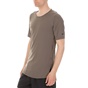 NIKE-Ανδρική κοντομάνικη μπλούζα NIKE TOP SS FTTD UTILITY χακί