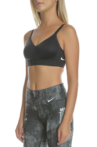 NIKE-Γυναικείο αθλητικό μπουστάκι NIKE INDY BREATHE μαύρο