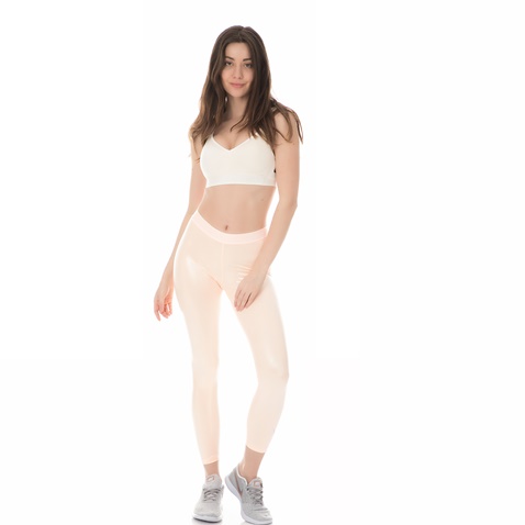 NIKE-Γυναικείο αθλητικό μπουστάκι NIKE INDY BREATHE λευκό