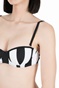 TED BAKER-Γυναικείο μαγιό τοπ μπαντό VIEZEN TED BAKER ριγέ ασπρόμαυρο