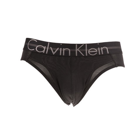 CK UNDERWEAR-Ανδρικό σλιπ CK UNDERWEAR HIP BRIEF μαύρο